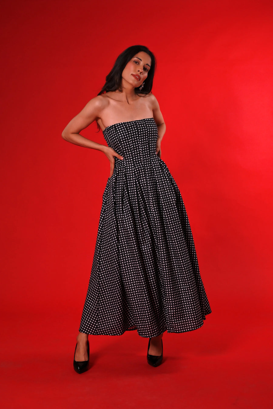 THE CHECKERED CHARM DRESS