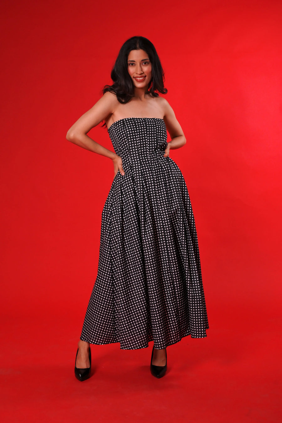 THE CHECKERED CHARM DRESS