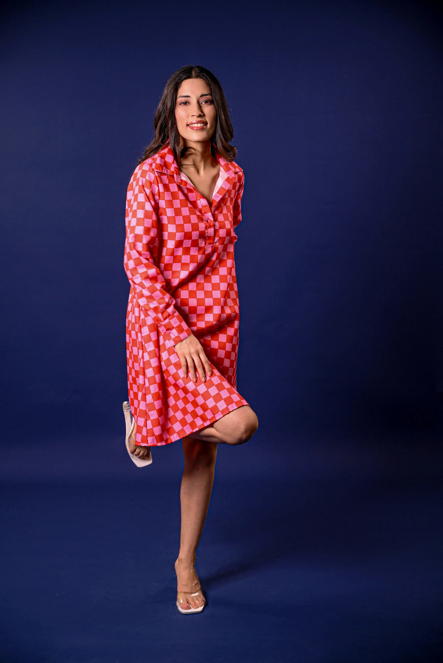 THE ELECTRIC ROSE DRESS