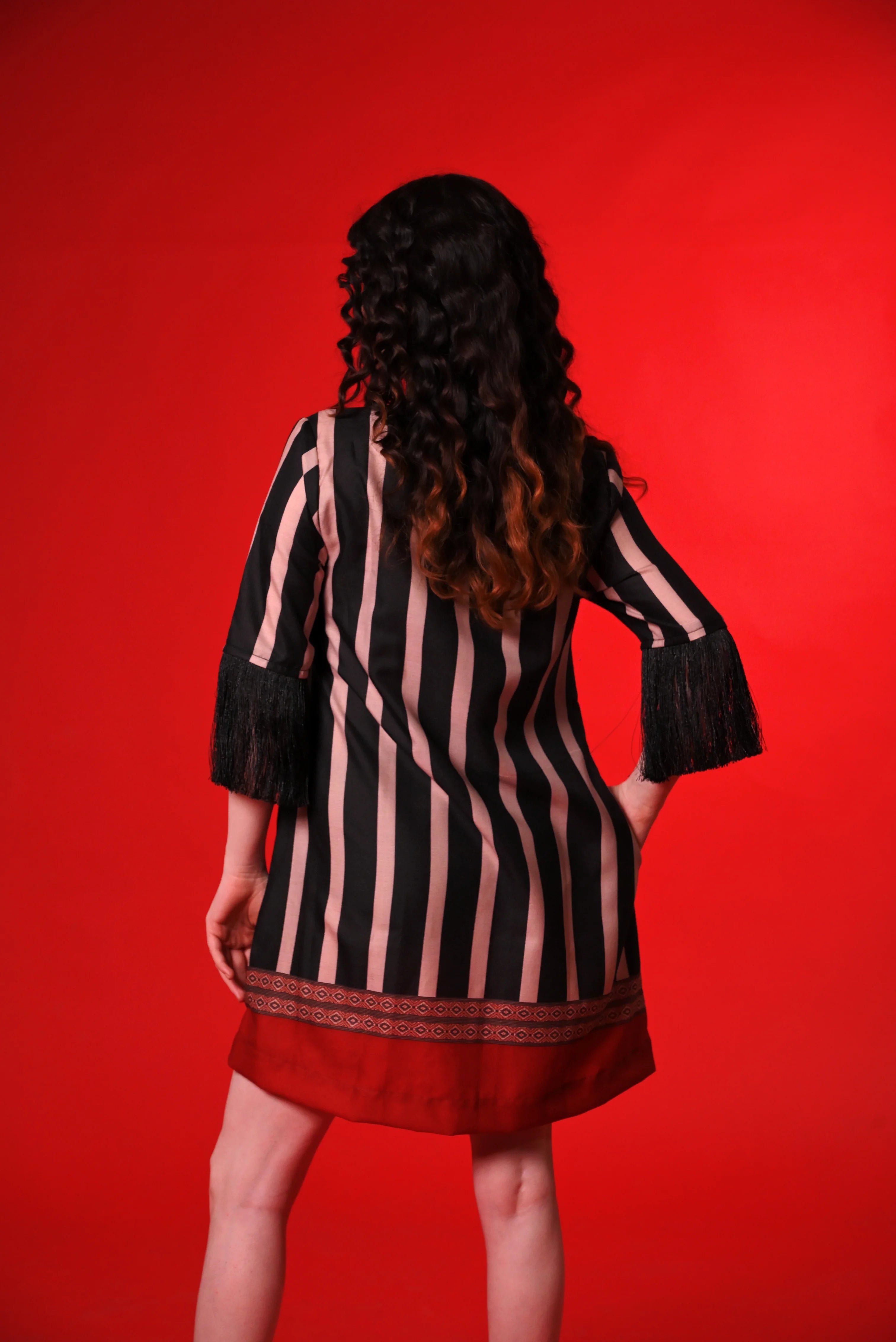 THE GRAPHIC SWING DRESS
