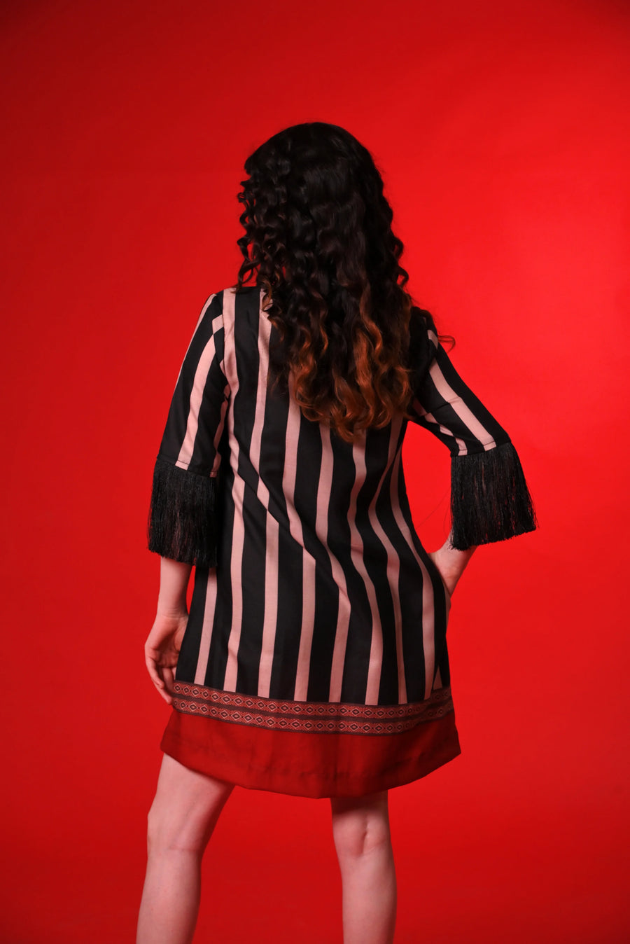 THE GRAPHIC SWING DRESS
