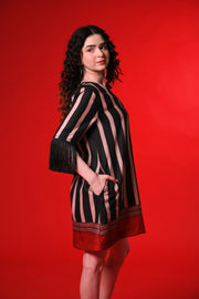 THE GRAPHIC SWING DRESS