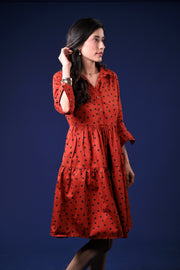 THE RETRO RUST DRESS