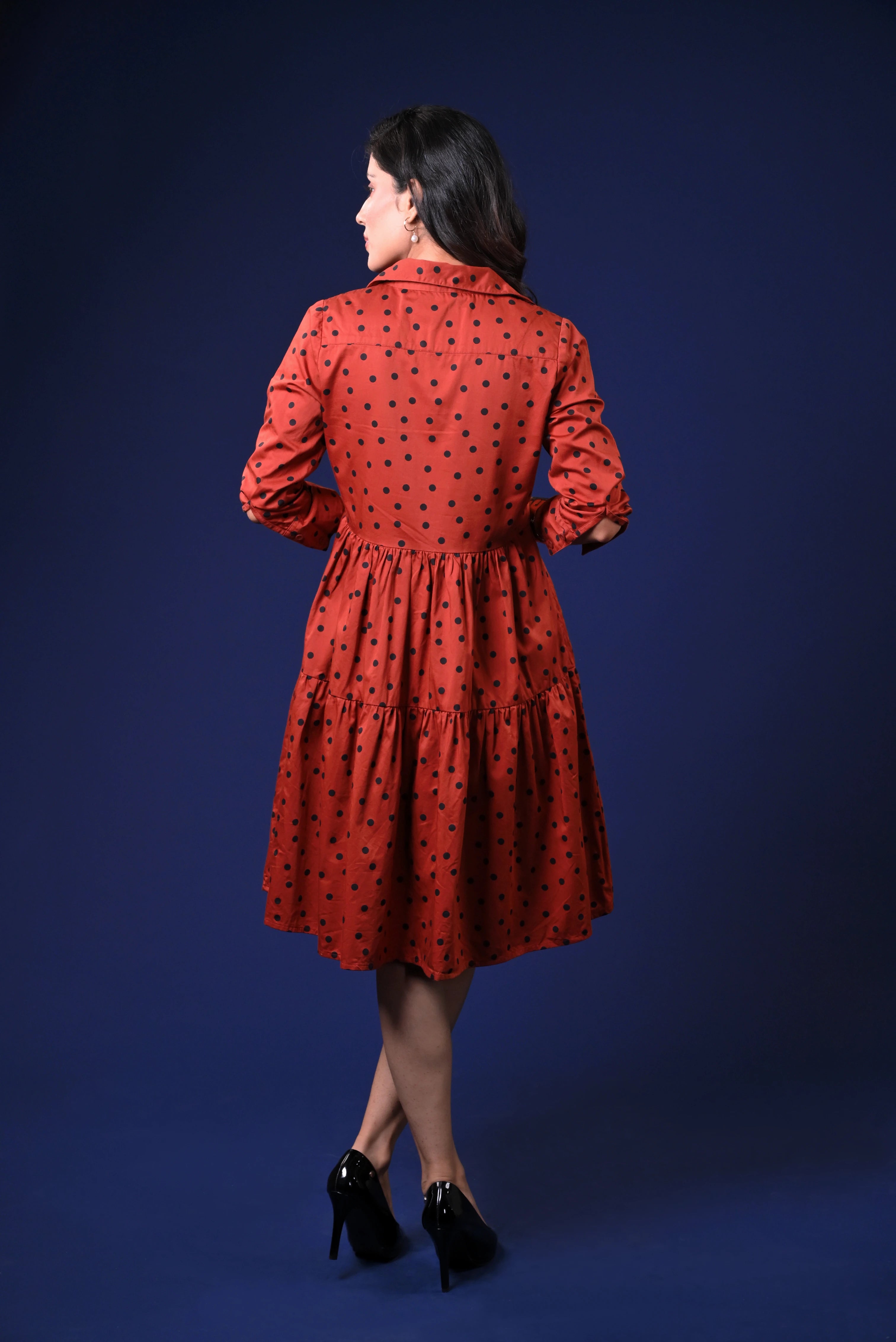 THE RETRO RUST DRESS
