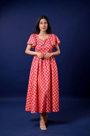 THE RUBY GRID DRESS