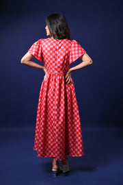 THE RUBY GRID DRESS