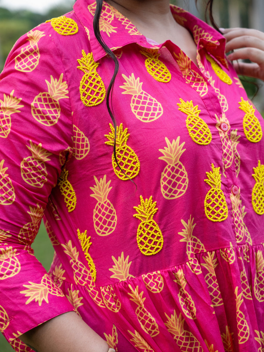 THE PINEAPPLE POP DRESS