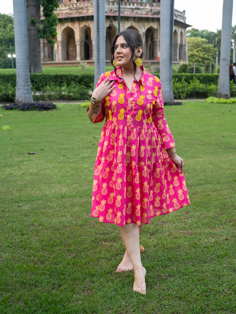 THE PINEAPPLE POP DRESS
