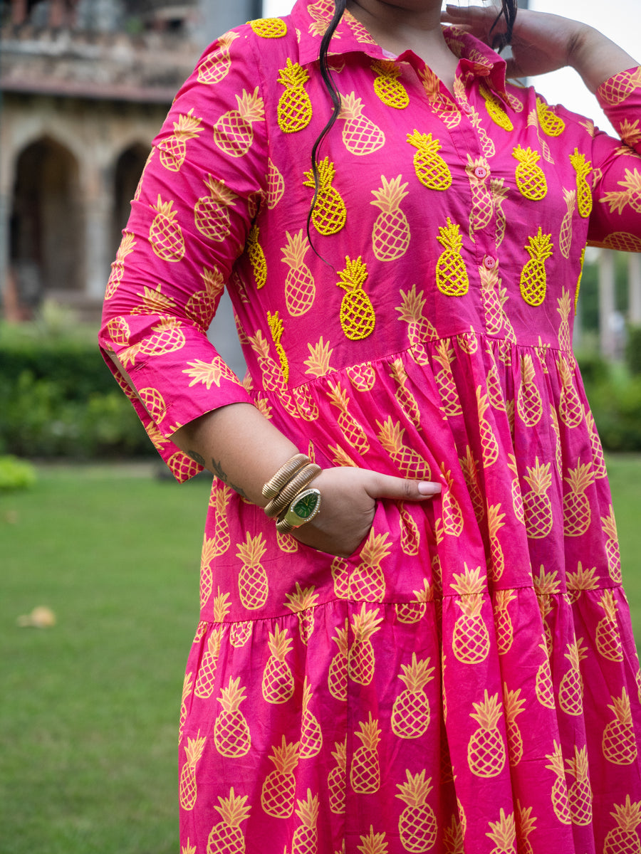 THE PINEAPPLE POP DRESS