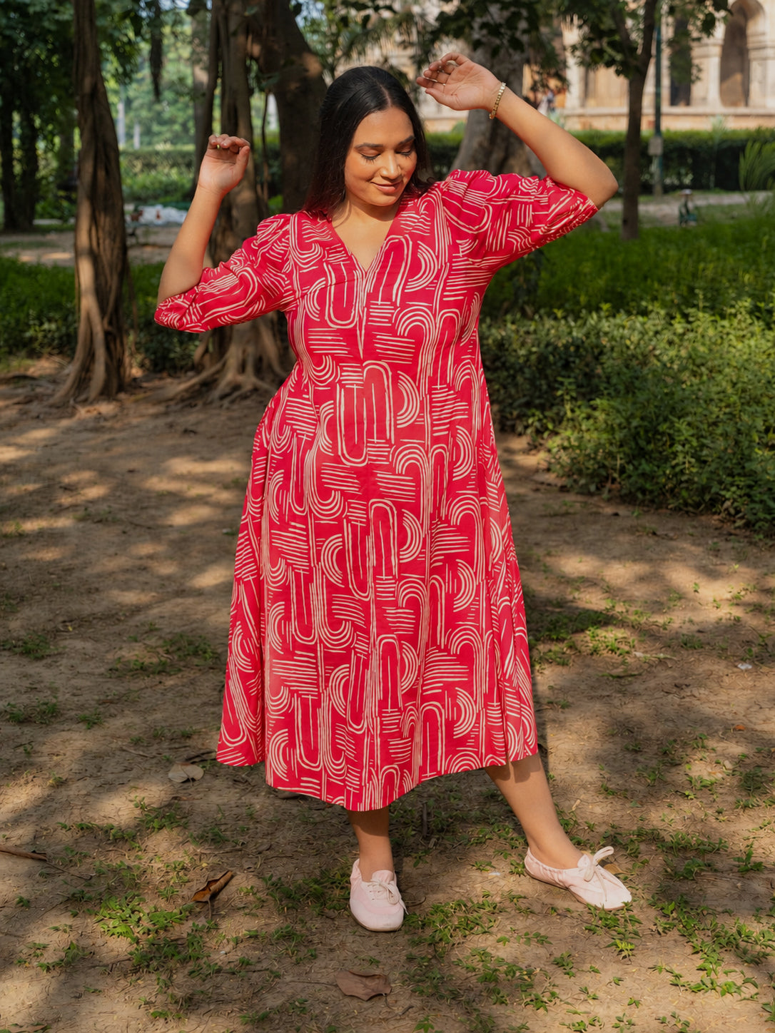 THE ABSTRACT WAVE DRESS