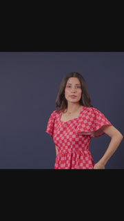 THE ELECTRIC ROSE DRESS